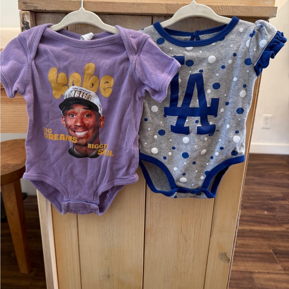 Purple and Gray Kids One Piece Set